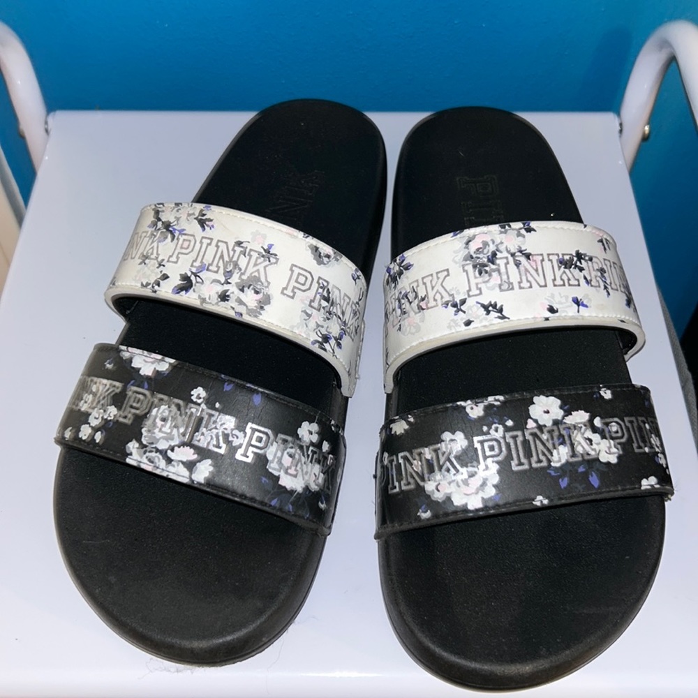 pink brand slides size 7